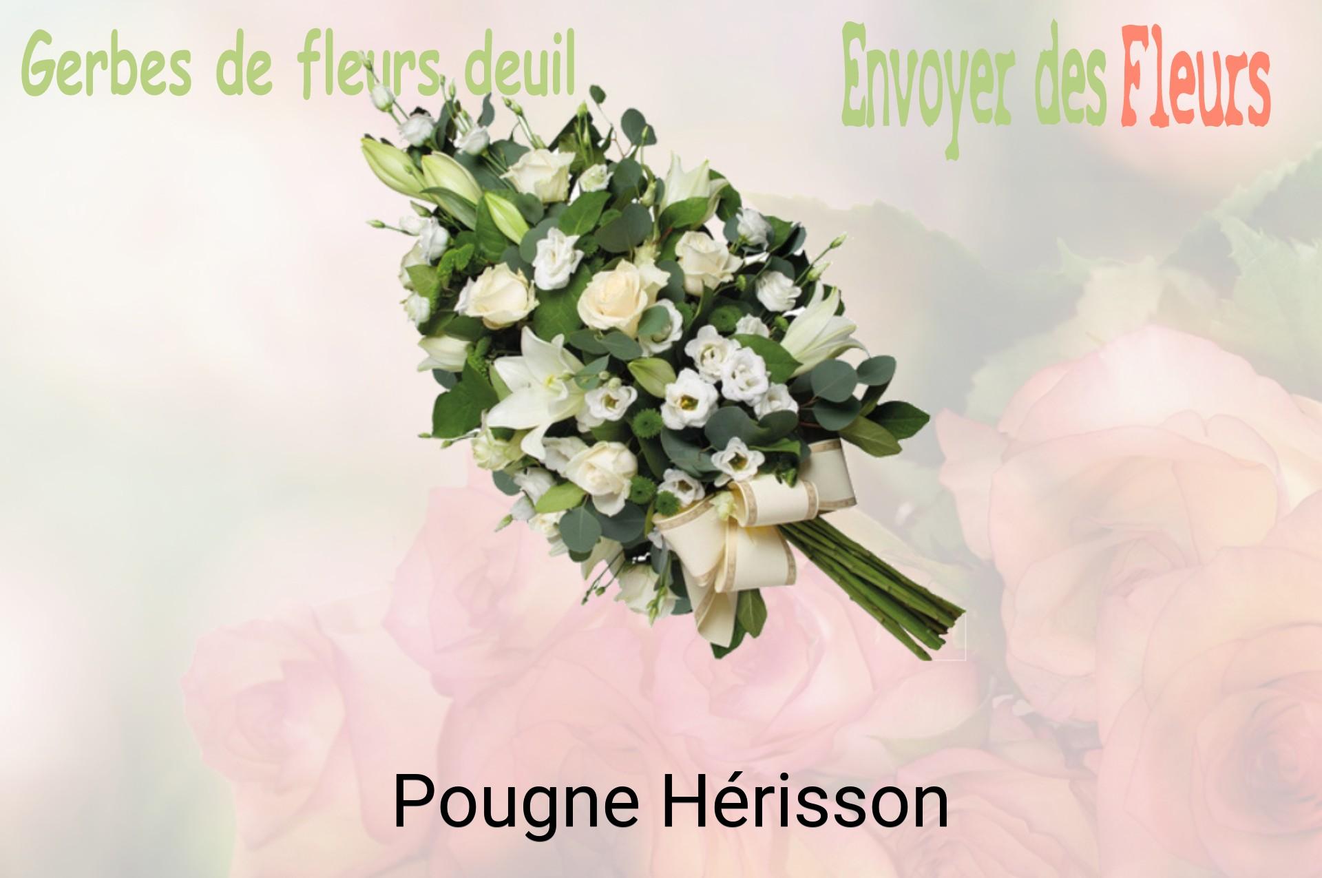 Gerbe de fleurs de deuil livrée à Pougne-Hérisson